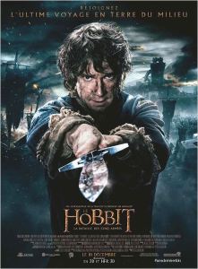 Affiche du film Le Hobbit : La bataille des cinq armées