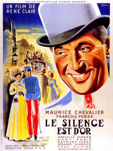 Affiche du film Le silence est d'or